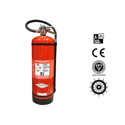 SG00192 Amerex Watermist Extinguisher 9 liter A (stored pressure) By the misty effect of the watermist extinguisher, a low electrical conductivity appears which makes extinguishing of electricity fires possible. By the unique cloud radius, there is a very adequate extinguishing with very low collateral damage for Class A fires (solids).