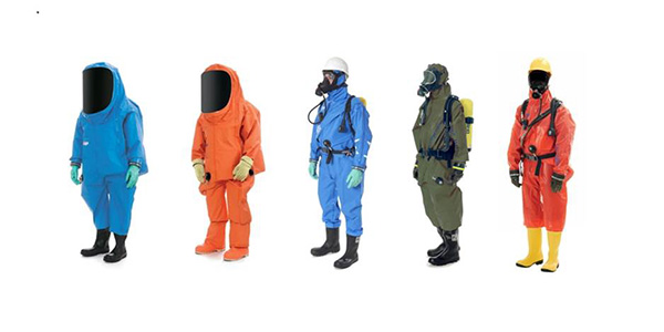 Dräger gas tight suits