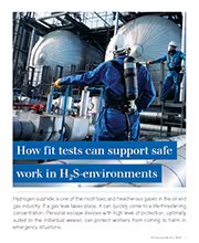 Picture of whitepaper How fit tests can support safe work in H2S environments