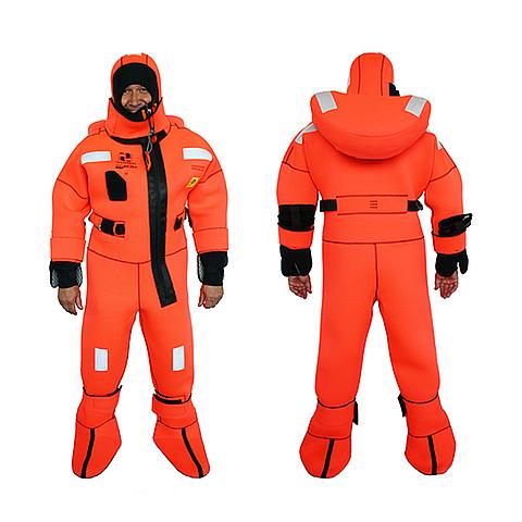 SG05441 Hansen Sea Eco Plus Immersion Suit The Hansen Sea Eco + Immersion Suit has been manufactured in waterproof flame retardant 5 mm neoprene, which provides insulation and buoyancy. The immersion suit can be delivered vacuum packed, so the suit doesn't need to be serviced for 5 years.