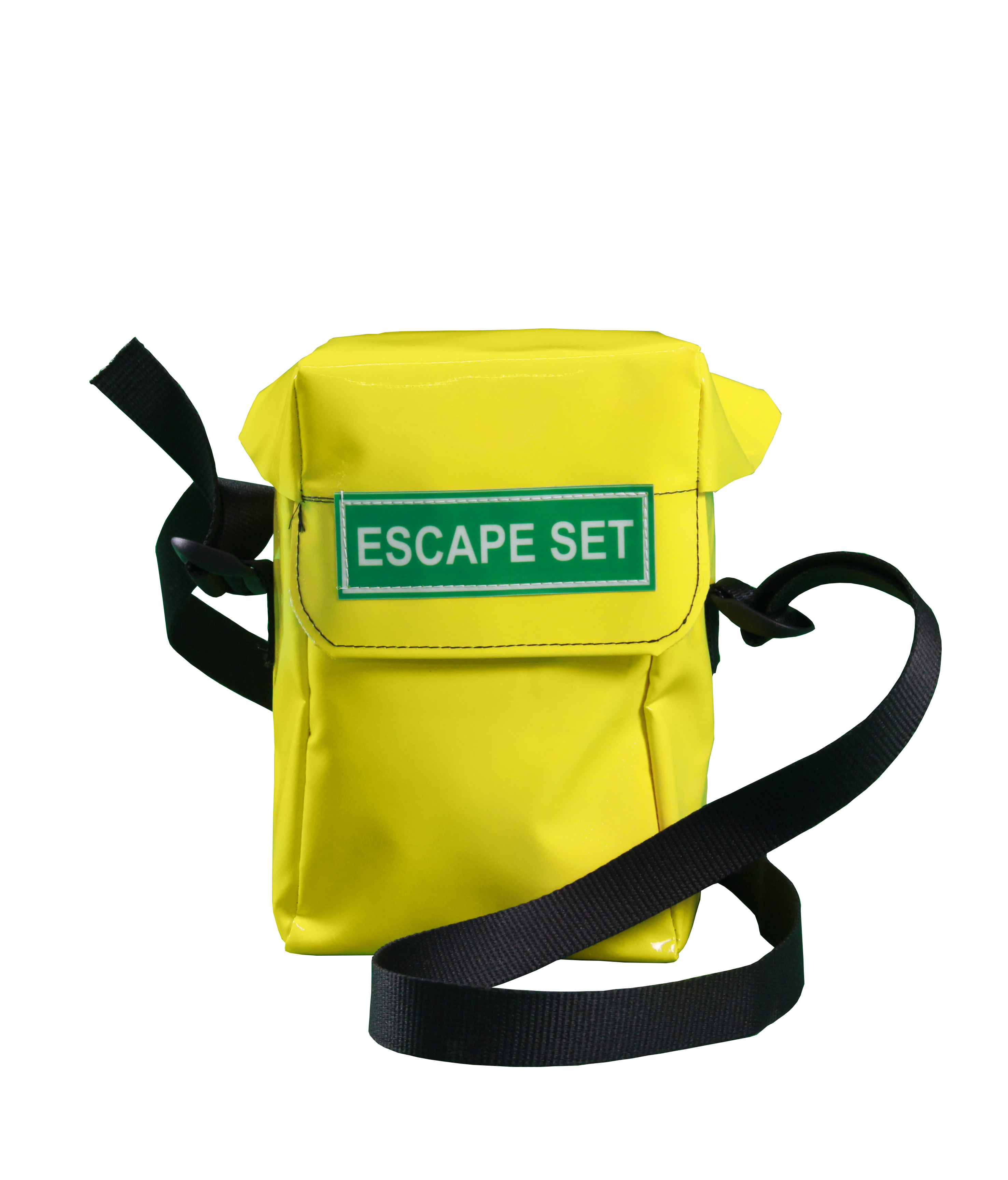 SG06154 Personal Grab Bag Grab bag with personal escape aid to abandon the installation in case of a fire. The personal grab bag is mostly used on offshore platforms. To be used in the event of a fire.