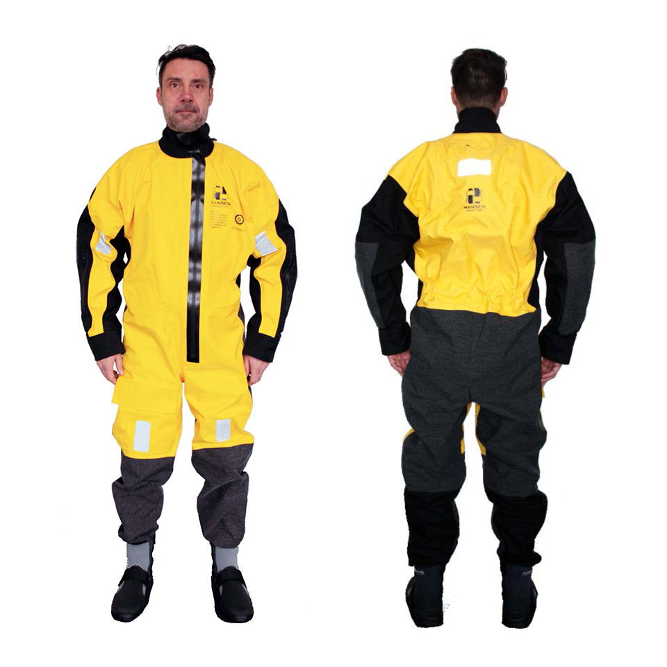 20115055 Hansen Sea Breeze CTV SOLAS SeaBreeze CTV - A constant wear 1 hour SOLAS suit for tough and demanding environments. Designed with focus on ergonomics, comfort and durable light weight fabrics, making it an ideal alternative for CTV wind farm transfer.